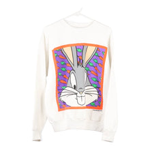  Vintage white Bugs Bunny Ubi Sweatshirt - mens large