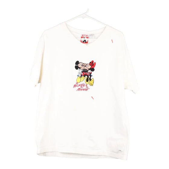 Vintage white Mickey Inc T-Shirt - womens x-large