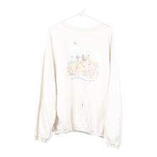  Vintage white Disney Sweatshirt - mens xx-large