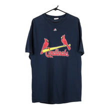  Vintage blue St. Louis Cardinals Majestic T-Shirt - mens x-large