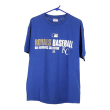  Vintage blue Kansas City Royals Majestic T-Shirt - mens large