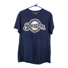  Vintage blue Milwaukee Brewers Mlb T-Shirt - mens medium