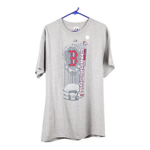  Pre-Loved grey Boston Red Sox 2013 Majestic T-Shirt - mens large
