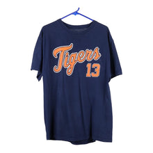  Vintage blue Detroit Tigers Mlb T-Shirt - mens large
