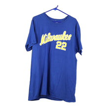  Vintage blue Milwaukee Brewers Mlb T-Shirt - mens large