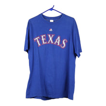  Vintage blue Texas Rangers Majestic T-Shirt - mens large