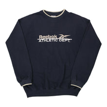 Vintage navy Reebok Sweatshirt - mens large