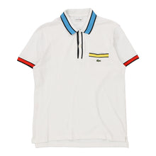  Vintage white Lacoste Polo Shirt - mens medium