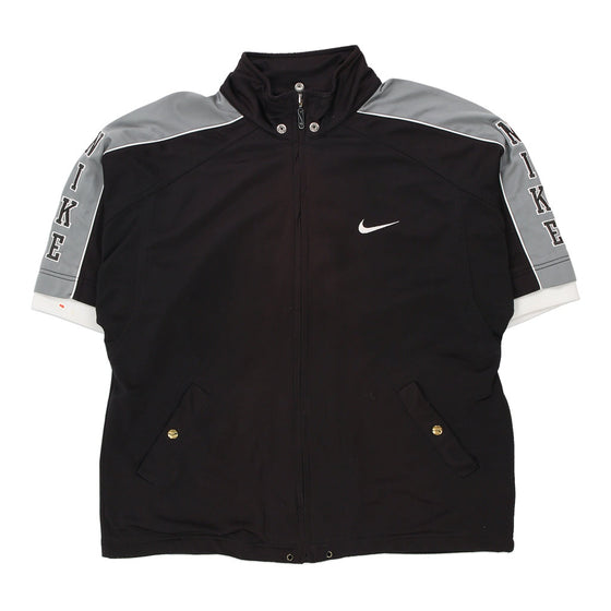 Vintage black Nike Track Jacket - mens medium