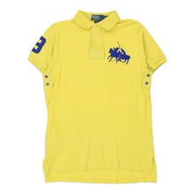  Vintage yellow Ralph Lauren Polo Shirt - mens medium