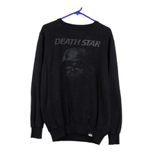  Pre-Loved black Death Star Pull & Bear Sweatshirt - mens medium