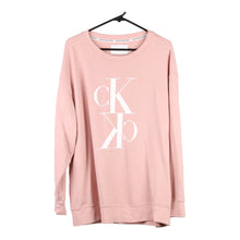 Vintage pink Calvin Klein Sweatshirt - womens xx-small