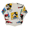 Vintage white Mickey Mouse Unbranded Zip Up - mens large
