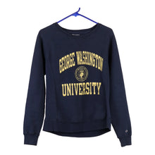  Vintage navy George Washington University Champion Sweatshirt - womens small