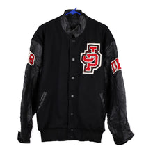  Rebels Football Amanti Varsity Jacket - Large Black Wool Blend - Thrifted.com