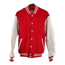  Dubuque Rennoc Varsity Jacket - Medium Red Wool Blend - Thrifted.com