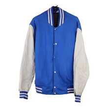  Unbranded Varsity Jacket - 2XL Blue Wool Blend - Thrifted.com