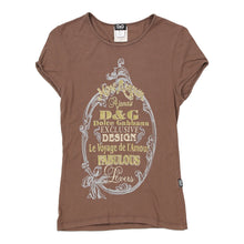  Vintage brown Dolce & Gabbana T-Shirt - womens x-small