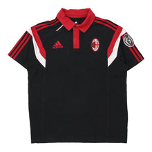  Vintage black AC Milan Adidas Football Shirt - mens large