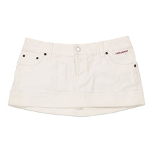  Vintage white Dsquared2 Micro Skirt - womens 32" waist