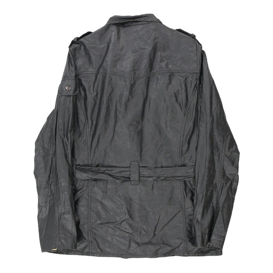 Vintage black Barbour Wax Jacket - mens large