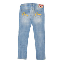  Vintage light wash Evisu Jeans - womens 34" waist