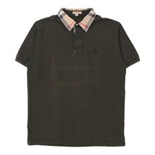  Vintage khaki Burberry Polo Shirt - mens medium