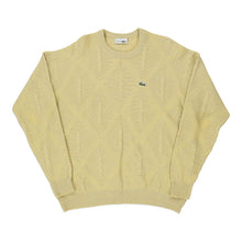  Vintage yellow Lacoste Jumper - mens xx-large