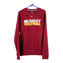  Vintage red McCauley Volleyball Nike Sweatshirt - mens small