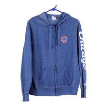  Vintage blue Chicago Cubs Majestic Hoodie - womens x-small
