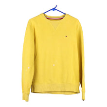  Vintage yellow Tommy Hilfiger Sweatshirt - mens medium