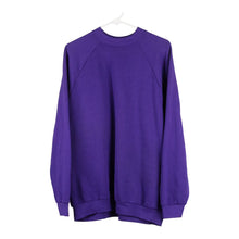  Vintage purple Fruit Of The Loom Sweatshirt - womens x-large