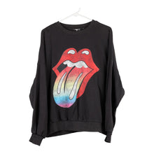  Vintage black Rolling Stones Unbranded Sweatshirt - womens large
