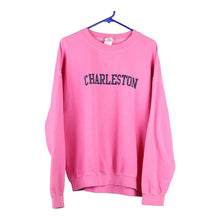  Vintage pink Charleston Gildan Sweatshirt - womens x-large