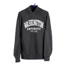  Vintage grey Washington University Jansport 1/4 Zip - mens medium