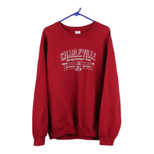  Vintage red Charleville Gildan Sweatshirt - mens large