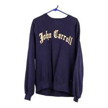  Vintage navy John Carroll Russell Athletic Sweatshirt - mens x-large