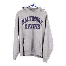  Vintage grey Baltimore Ravens Nfl Hoodie - mens large