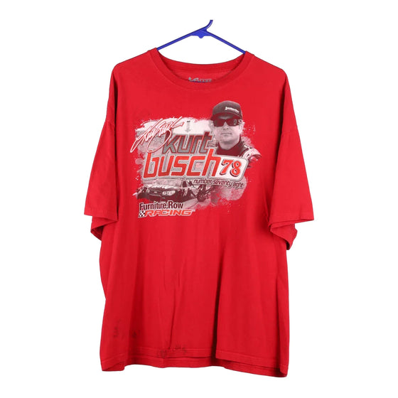 Vintage red Kurt Busch Chase Authentics T-Shirt - mens xx-large