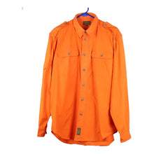  Vintage orange Khakis Calvin Klein Shirt - mens medium