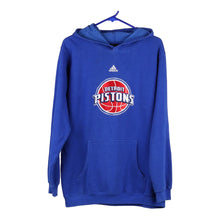  Vintage blue Detroit Pistons Adidas Hoodie - mens medium