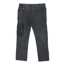  Vintage black Emporio Armani Cargo Trousers - mens 32" waist