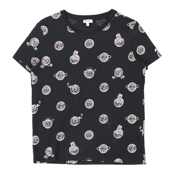 Vintage black & white Kenzo T-Shirt - womens small