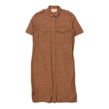  Vintage brown Iceberg Shirt Dress - womens medium