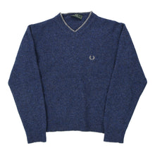  Vintage blue Fred Perry Jumper - womens large