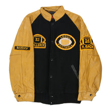  Vintage black Leduc Football Alberta Sportswear Varsity Jacket - mens large