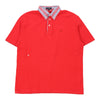 Vintage red Burberry Polo Shirt - mens medium