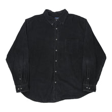  Vintage black Croft & Barrow Cord Shirt - mens xx-large