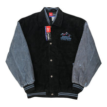  Vintage black Las Vegas Nevada John Lauren Baseball Jacket - mens x-large
