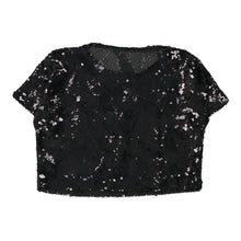  Vintage black Unbranded Sequin Top - womens medium